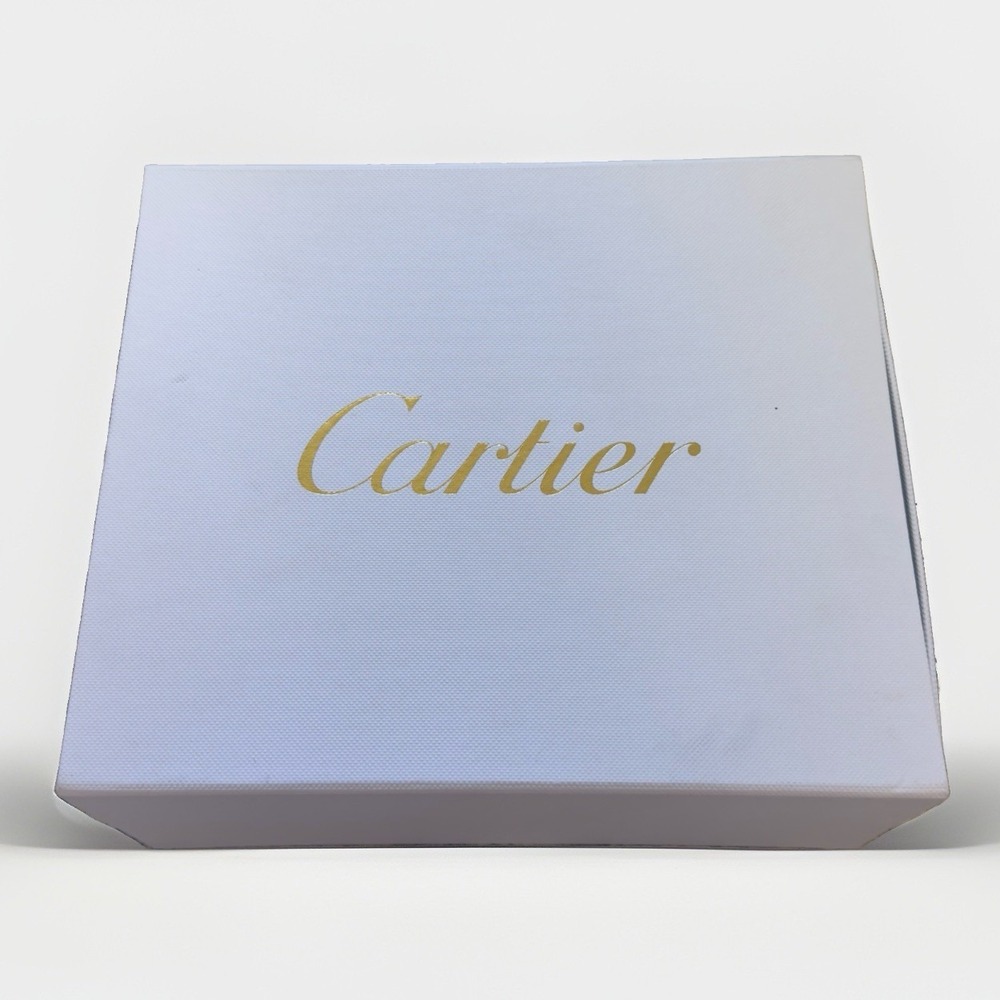 Cartier White Luxury Gift Presentation Box & Tissue Paper 9.5x8x4 Magnetic Flap